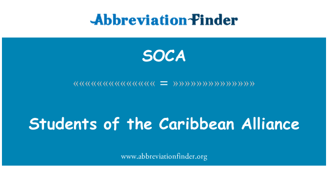 SOCA: Students of the Caribbean Alliance