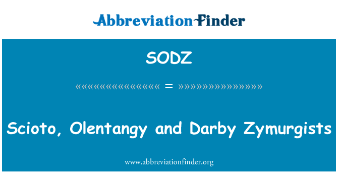 SODZ: Scioto, Olentangy et Darby Zymurgists