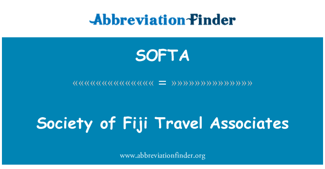 SOFTA: Κοινωνία των Φίτζι Ταξιδιωτικοί συνεργάτες