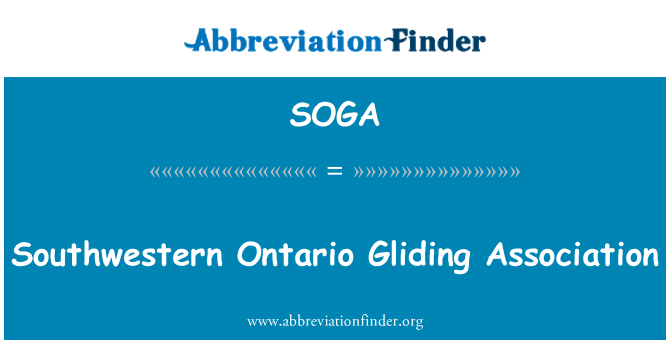 SOGA: Sydvestlige Ontario Gliding Association