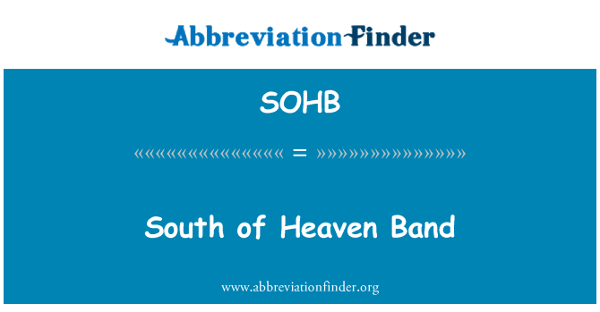 SOHB: Syd for himlen Band