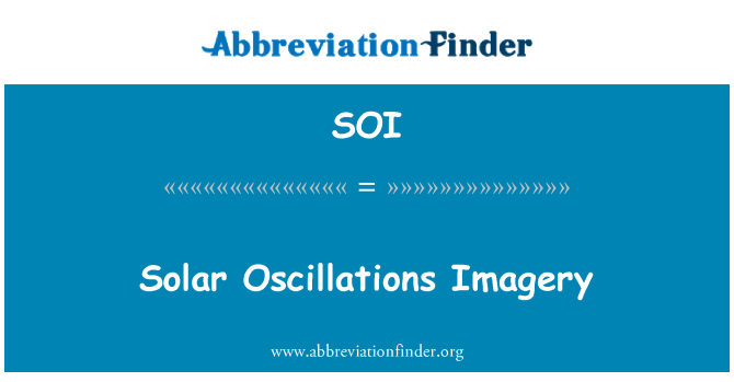 SOI: Vizyon Oscillations solèy