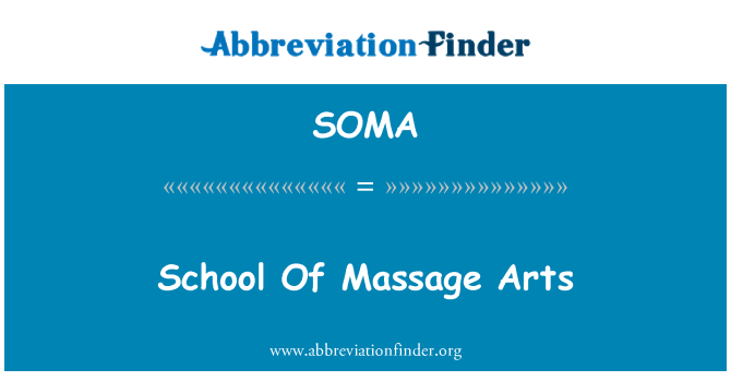 SOMA: School Of Massage Arts
