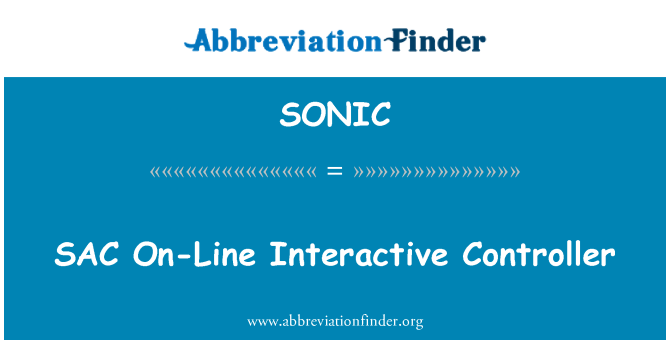 SONIC: SAC On-Line Interactive Controller