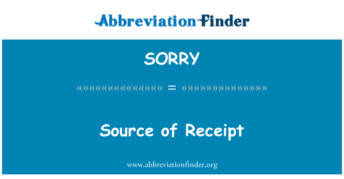 SORRY: Vir prejema