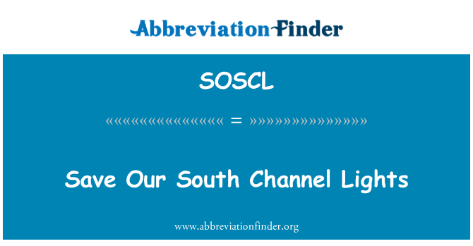 SOSCL: Mete sou kote nou disid chanèl lanp sèt branch lan
