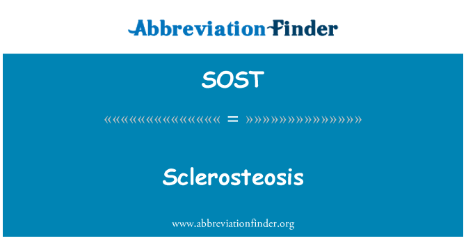SOST: Sclerosteosis