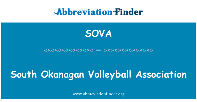 SOVA: Zuid-Okanagan volleybal Association