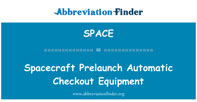 SPACE: Űrhajó Prelaunch automata pénztár berendezések