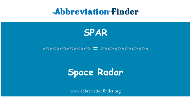 SPAR: Prostor Radar