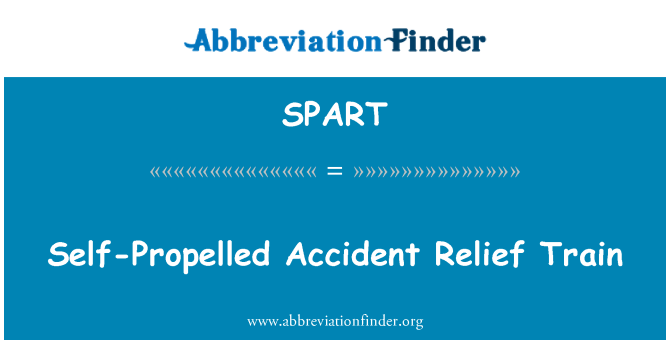 SPART: Self-Propelled Accident Relief Train