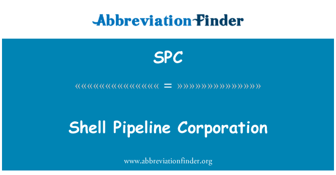 SPC: Shell cevovoda Corporation