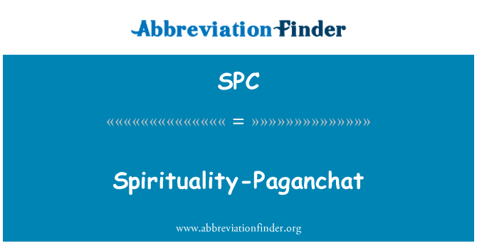 SPC: Kerohanian-Paganchat