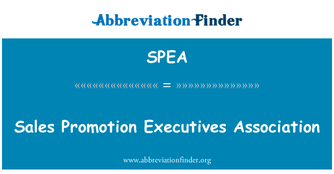 SPEA: Asociaţia de directori de promovare a vânzărilor