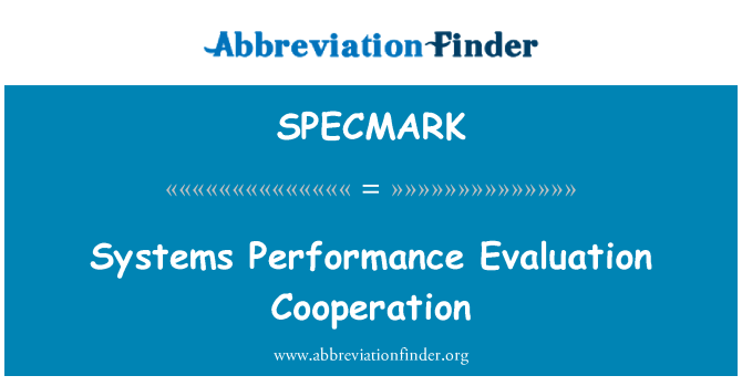 SPECMARK: Sistemi prestazioni valutazione cooperazione
