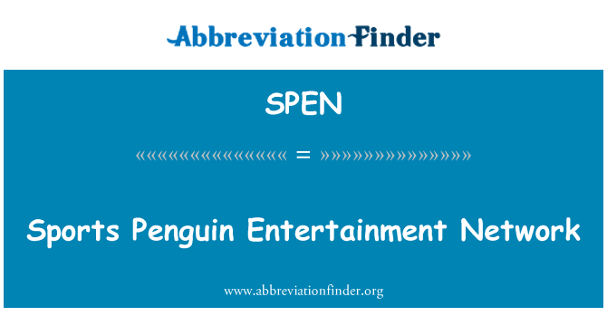 SPEN: Sportovní Penguin Entertainment Network