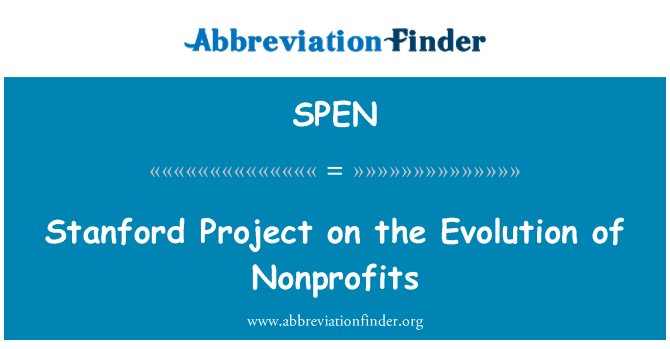 SPEN: Stanford projekt na vývoj neziskovky