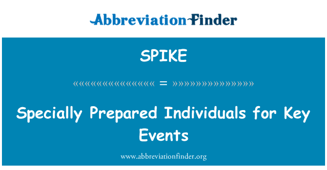 SPIKE: Спеціально підготовлених осіб на ключових подій
