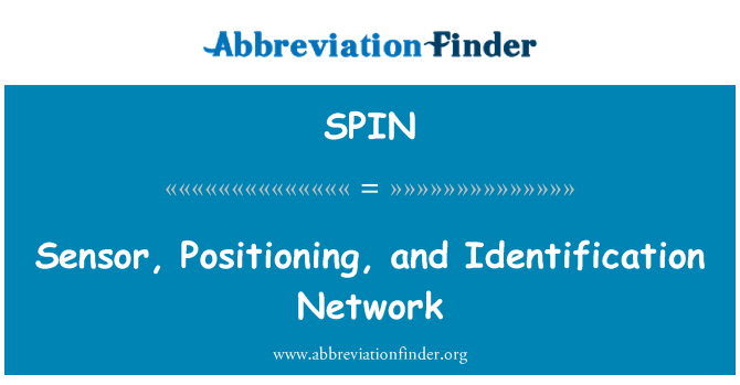 SPIN: Sensor de posicionamiento y red de identificación