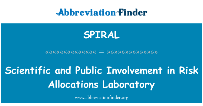 SPIRAL: Научные и общественные причастности риска ассигнований лаборатории
