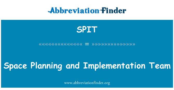 SPIT: La pianificazione e implementazione Team