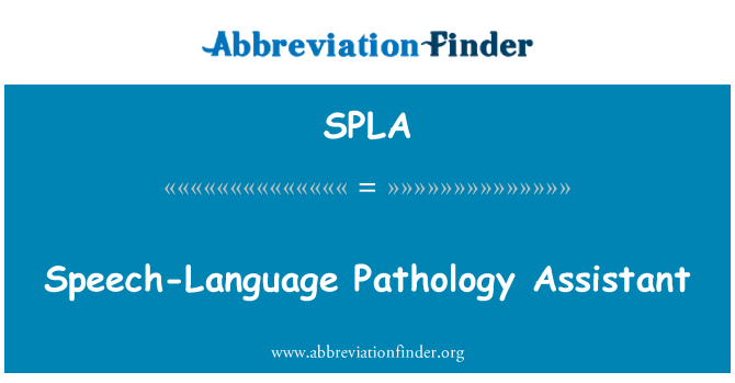 SPLA: דיבור בשפה פתולוגיה עוזר