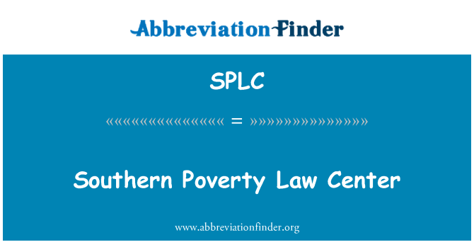 SPLC: 南部の貧困法律センター
