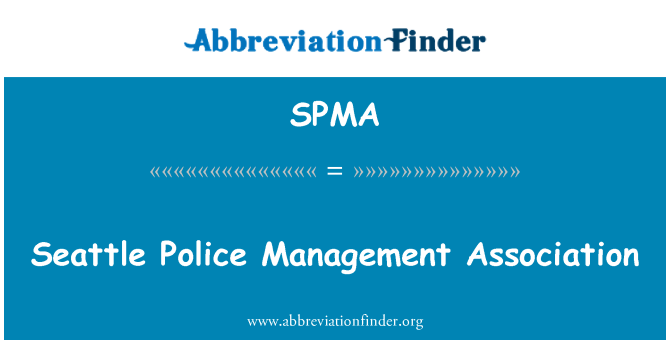 SPMA: Seattle Police Management Association