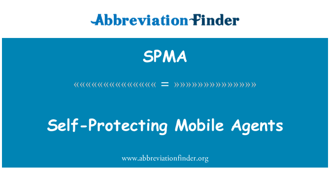 SPMA: 自己防衛のモバイル エージェント