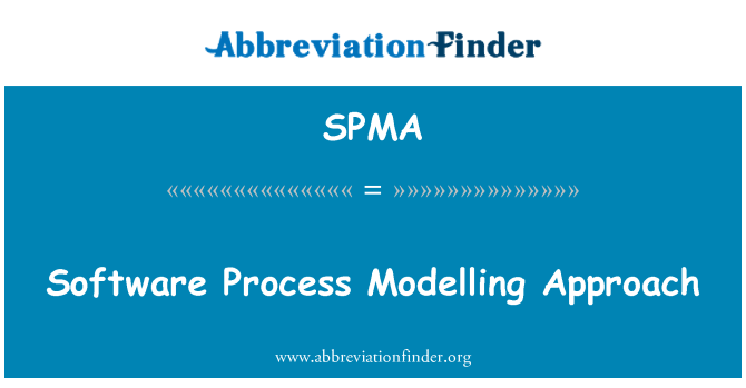 SPMA: Software-ul procesului de modelare abordare