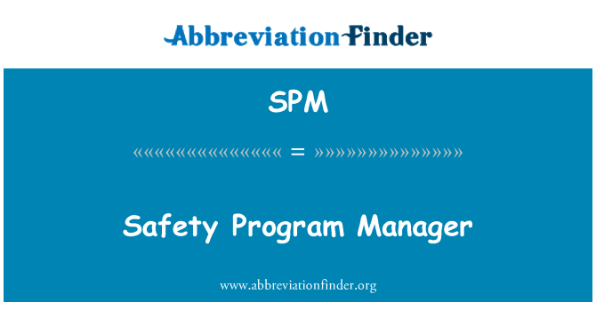 SPM: Säkerhet Program Manager