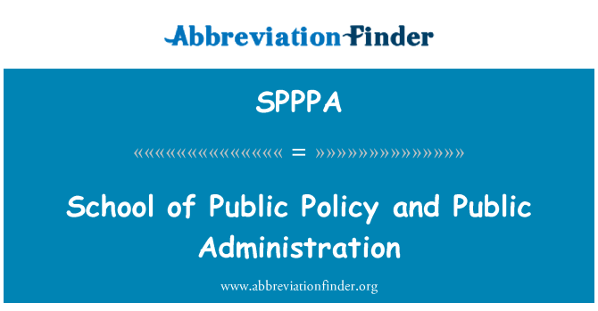 SPPPA: Lekòl politik piblik yo ak administrasyon an piblik