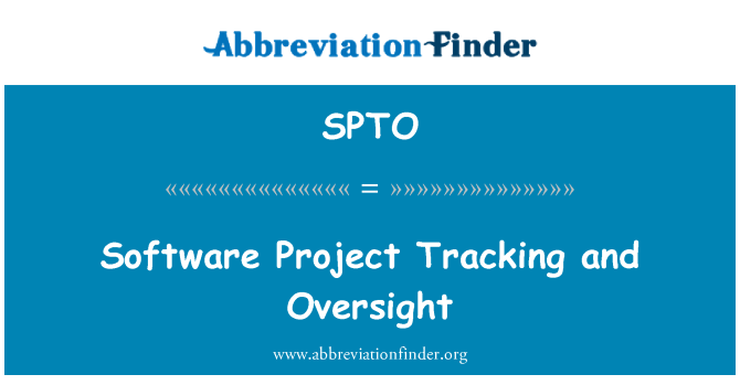 SPTO: Supervisione e monitoraggio dei progetti software