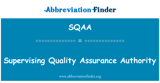 SQAA: Menyelia badan jaminan kualiti
