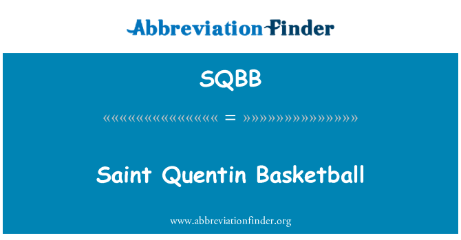 SQBB: 圣昆廷篮球