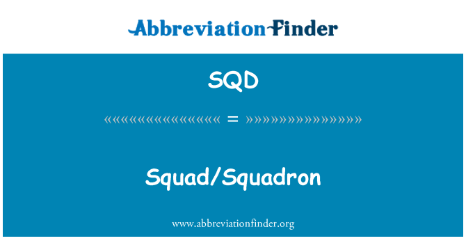 SQD: Èskwad/èskwad