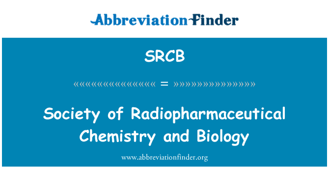 SRCB: Společnost radiofarmaka chemie a biologie