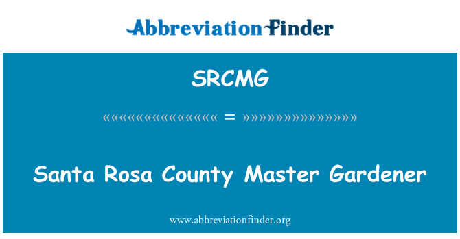 SRCMG: Santa Rosa County Màster Gardener