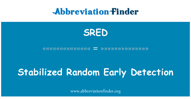 SRED: 穩定的隨機早期檢測