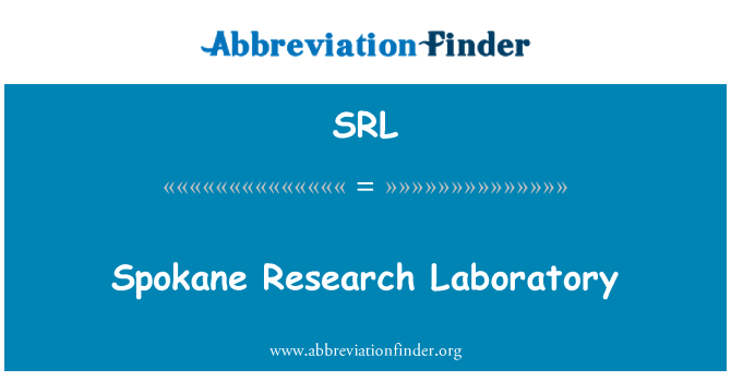SRL: Spokane Research Laboratory
