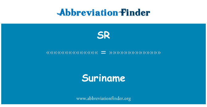 SR: Suriname