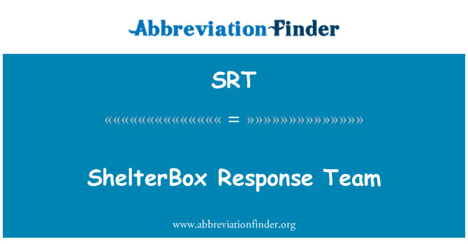 SRT: Pasukan ShelterBox