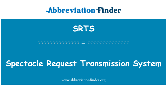 SRTS: Program mande transmisyon sistèm
