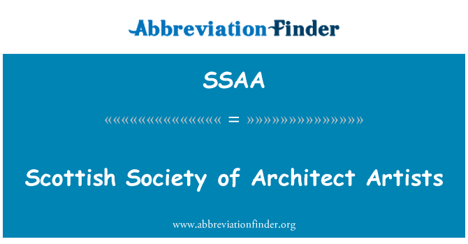 SSAA: Škótsky spoločnosti architekt umelcov