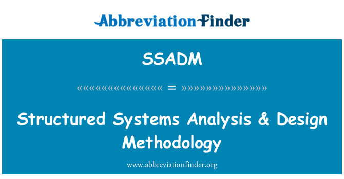 SSADM: Struktureret systemanalyse & Design metode