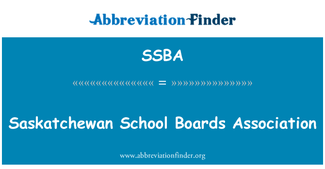 SSBA: Conseils lekòl Saskatchewan asosiyasyon