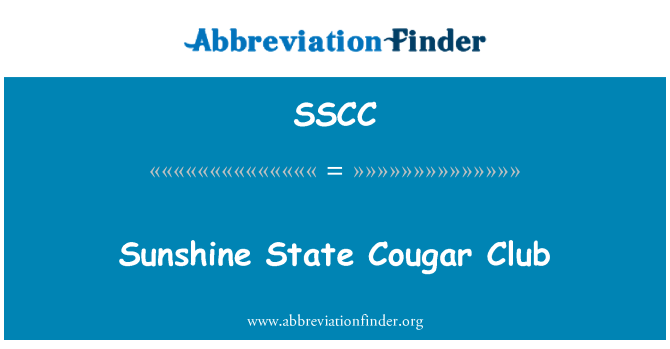 SSCC: Sunshine riik Cougar klubi