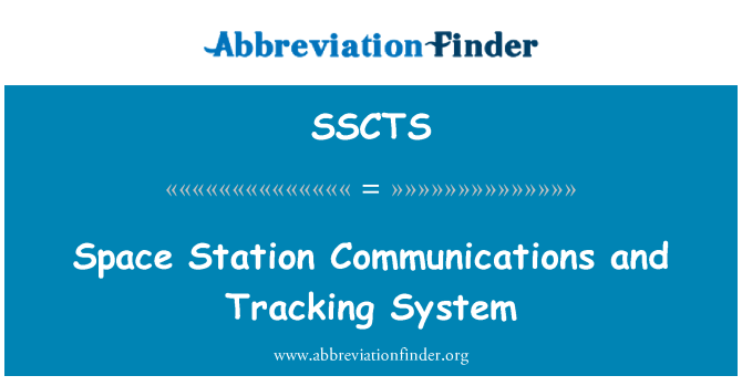 SSCTS: Космічна станція зв'язку та системи стеження