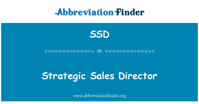 SSD: Strateginiai pardavimų vadovas