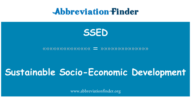 SSED: Durable devlòpman sosyo-ekonomik